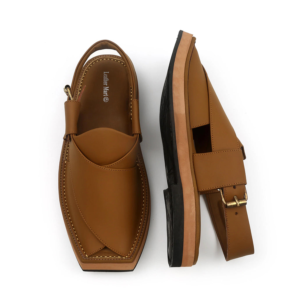 LEATHER  KAPTAAN CAMEL BROWN